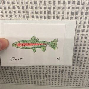 Anastasia INCIARDI mini print - Trout